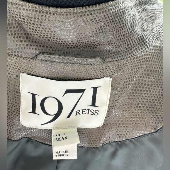 Reiss 1971 Leather Jacket (Brown) size UK 10/US6 - Picture 15 of 16